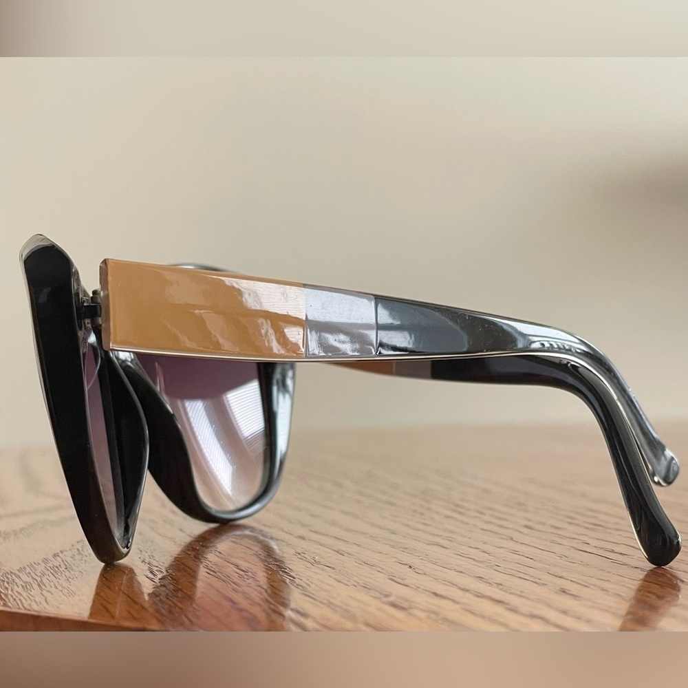 Color block frame sunglasses